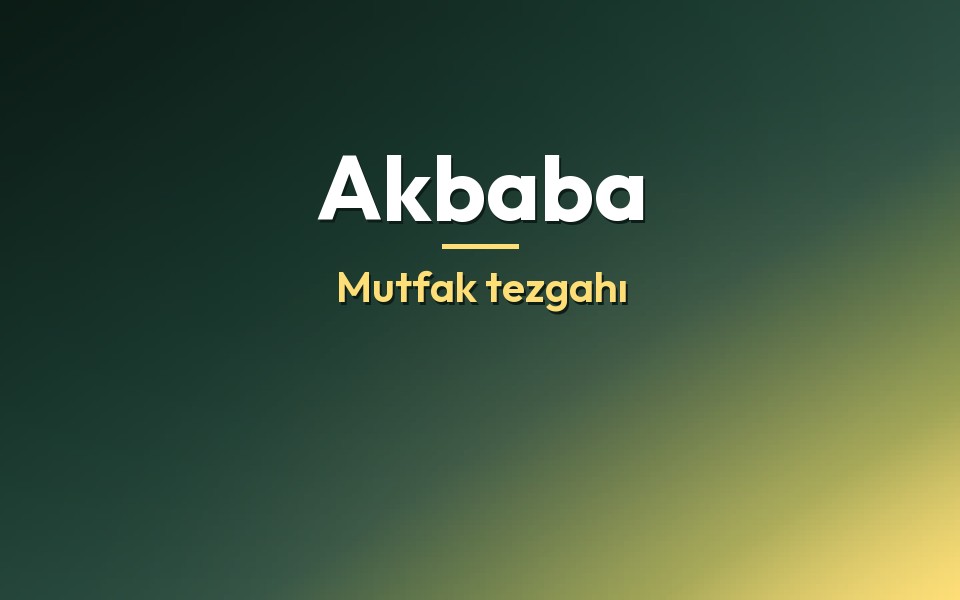 Akbaba Mutfak tezgahı