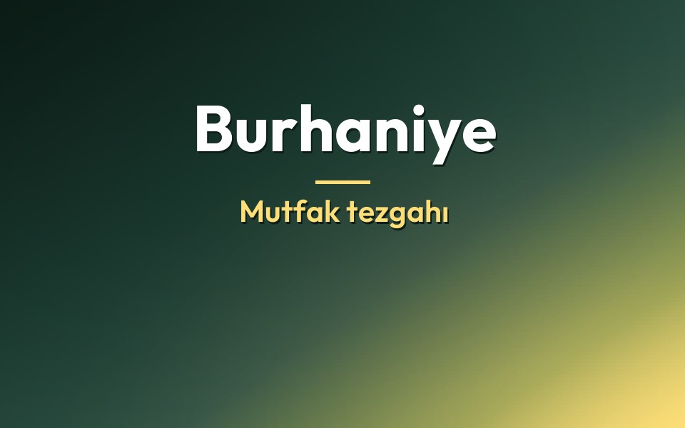 Burhaniye Mutfak tezgahı