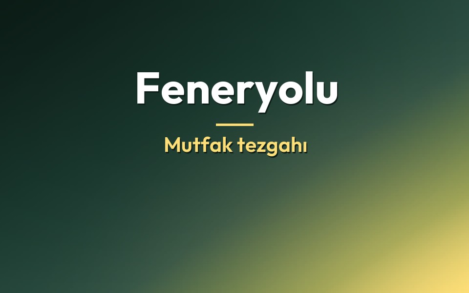 Feneryolu Mutfak tezgahı