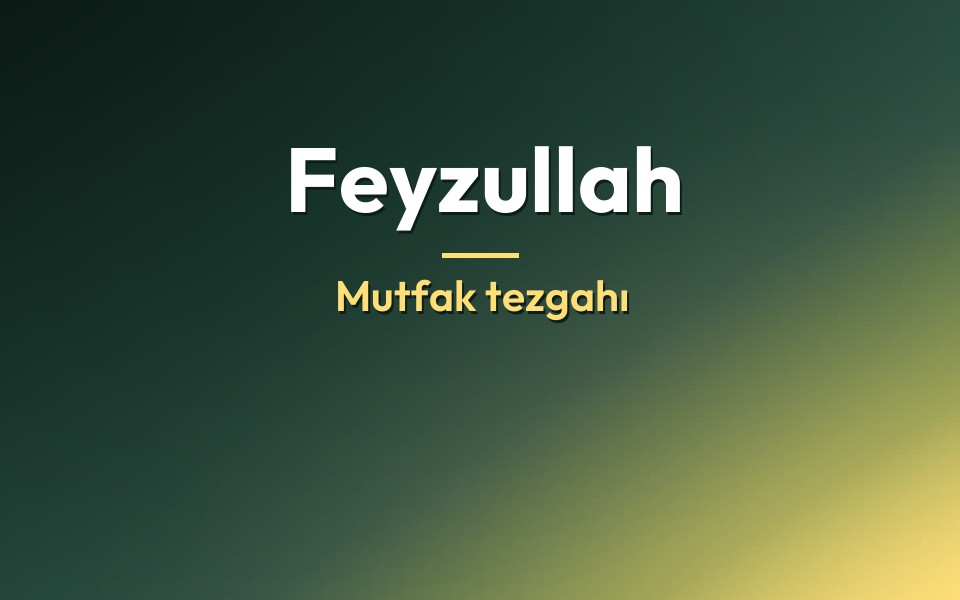 Feyzullah Mutfak tezgahı