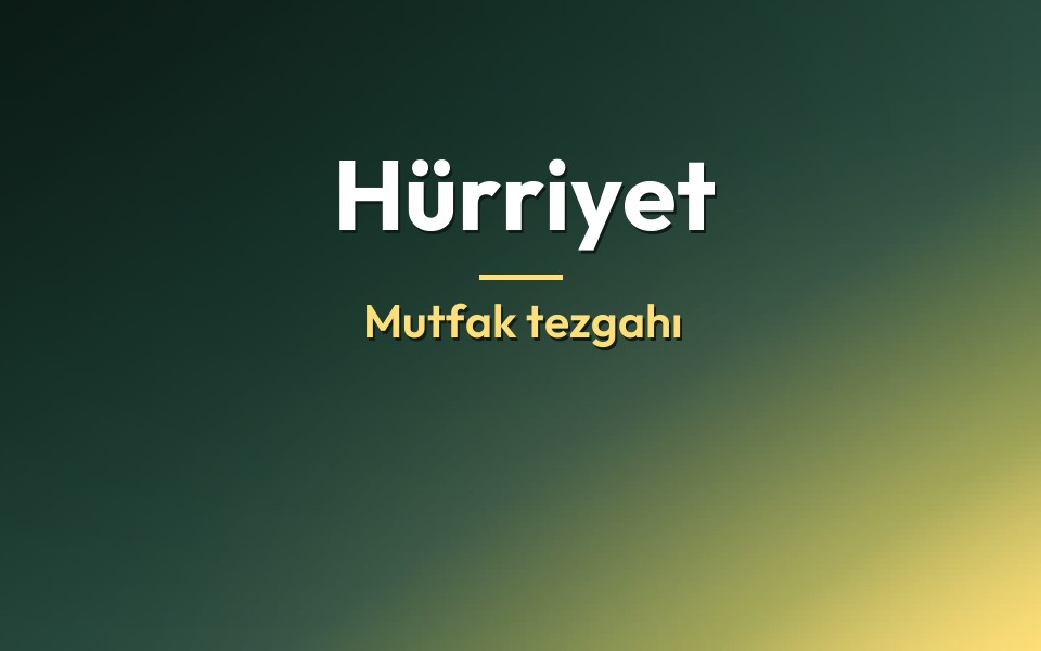 Hürriyet Mutfak tezgahı