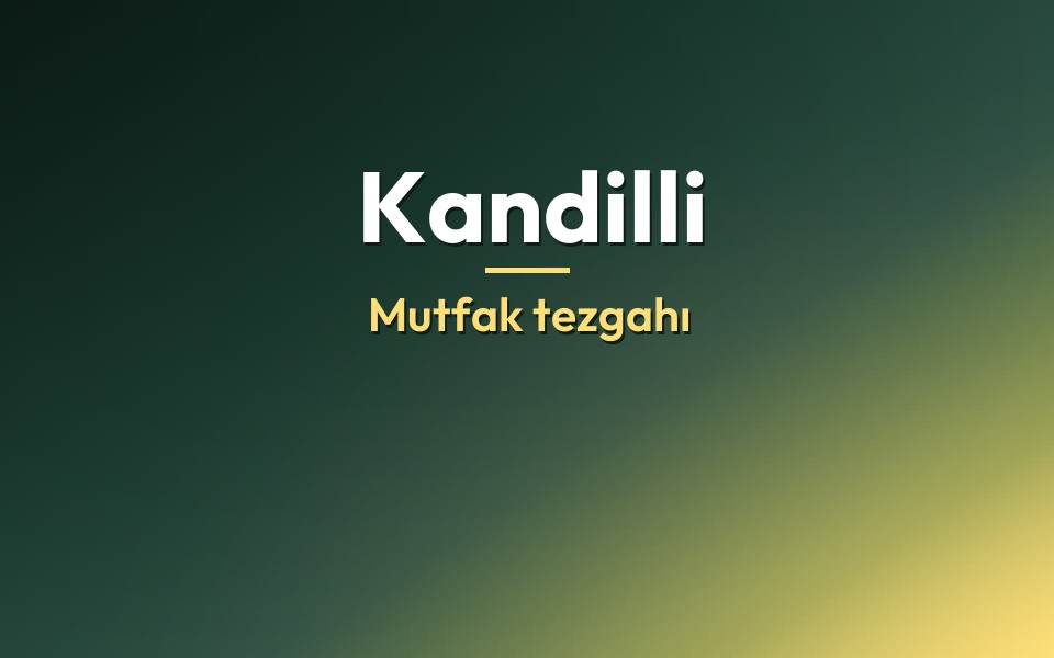 Kandilli Mutfak tezgahı