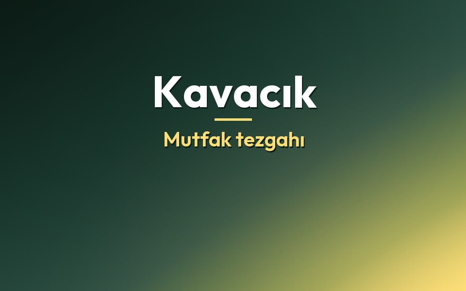 Kavacık Mutfak tezgahı