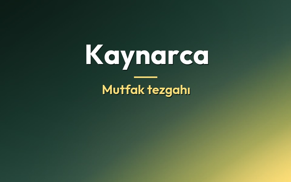 Kaynarca Mutfak tezgahı