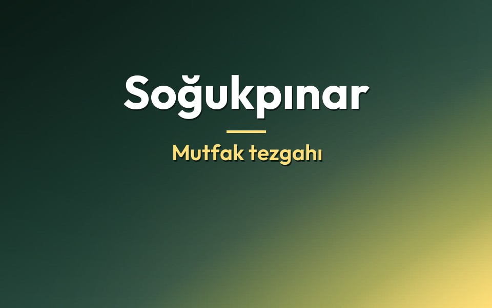 Soğukpınar Mutfak tezgahı