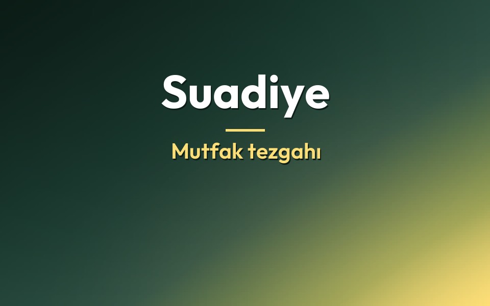 Suadiye Mutfak tezgahı